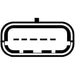 Hella Air Mass Sensor 5-pin connector Bolted 8ET 009 142-541 Hella  - Dynamic Drive