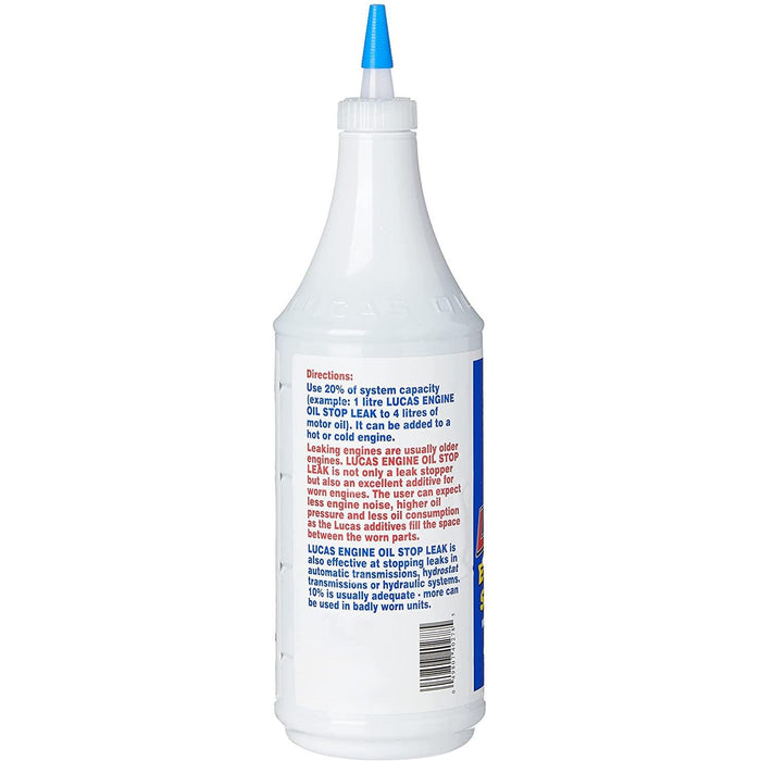 Lucas Oil 40001 Heavy Duty Oil Stabilizer-1L & 40278 Engine Stop Leak - 946ml Lucas  - Dynamic Drive