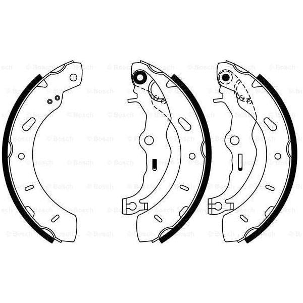 Bosch Brake Shoe Bs7796 fits Ford Focus Estate/Wagon TDCi - 1.6 - 11- 0986487796