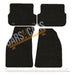 Tailored Orange Trim Carpet Mats fits for Audi A6 09-11 + Clips 2009 2010 2011 UKB4C  - Dynamic Drive