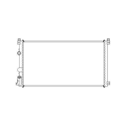 NRF Radiator fits Vauxhall Movano Nissan Interstar Renault Master Opel Movano NRF  - Dynamic Drive