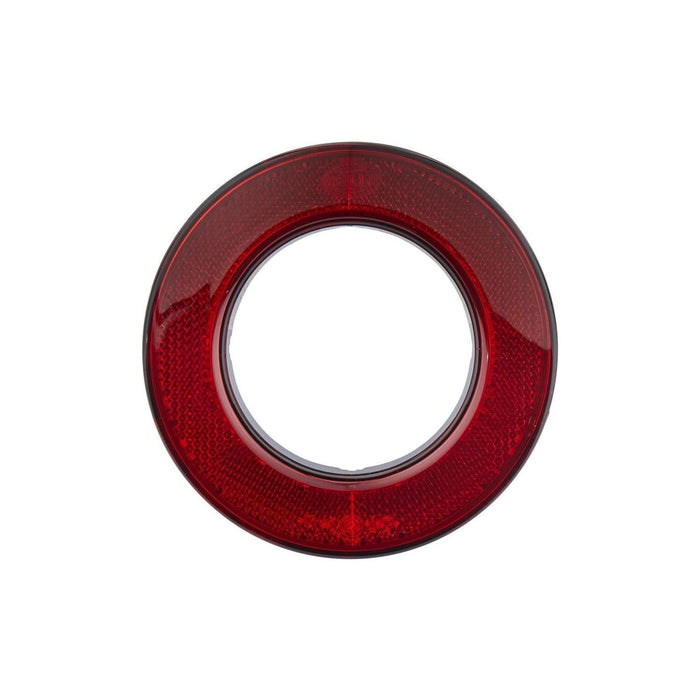 Hella Reflector Lens Colour: Red Ring Form Bolted 8RA 009 362-001 Hella  - Dynamic Drive