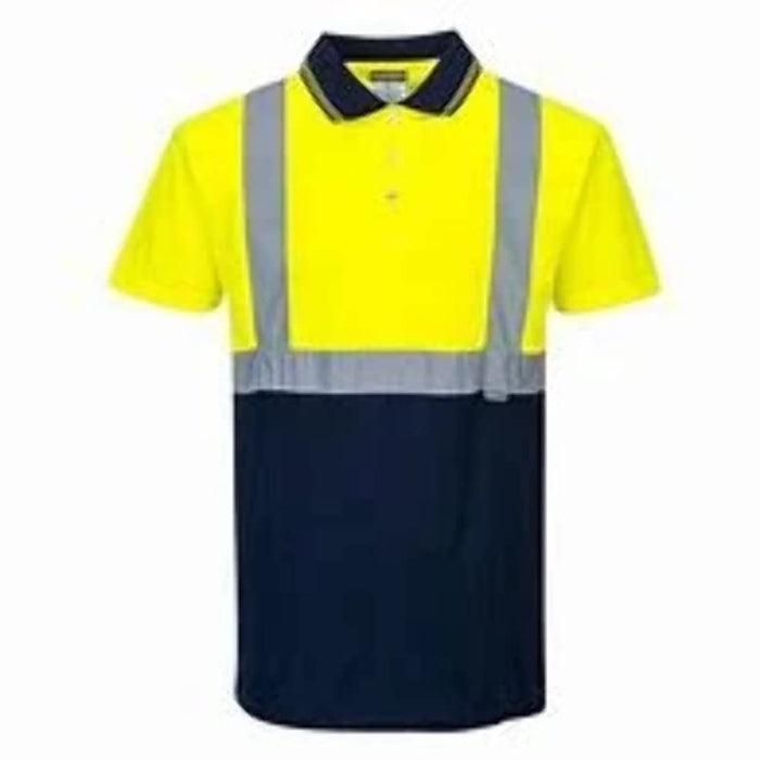 Portwest Pw2 Polo Shirt S/S Small PW210BZRS Portwest  - Dynamic Drive