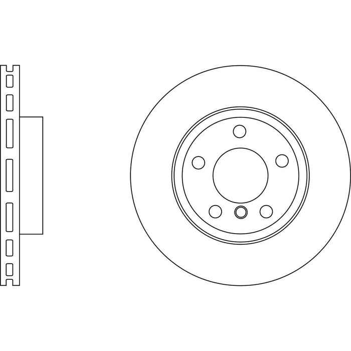 Genuine APEC Front Brake Discs & Pads Set Vented for Mini Mini Countryman