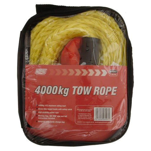 Maypole Tow Rope - 3.5m - 4000kg Maypole  - Dynamic Drive