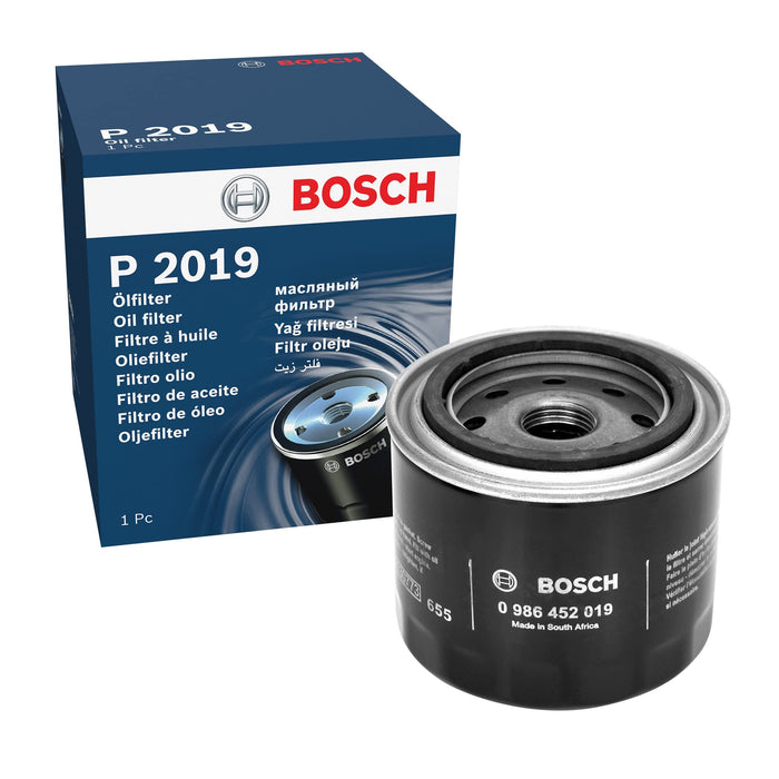 Genuine Bosch Car Oil Filter P2019 fits Suzuki Swift - 1.3 - 89-01 0986452019