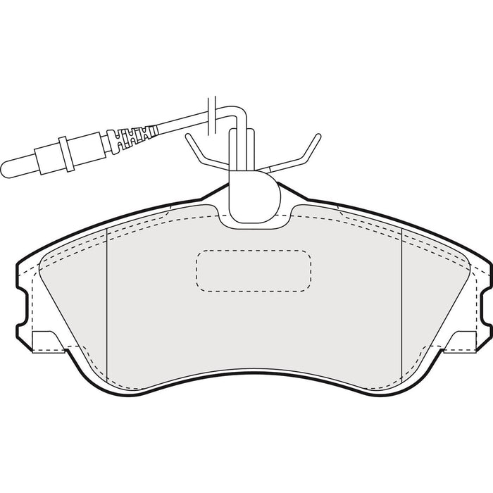 Apec Brake Pads Front Fits Citroen Berlingo Xsara Peugeot 306 Partner