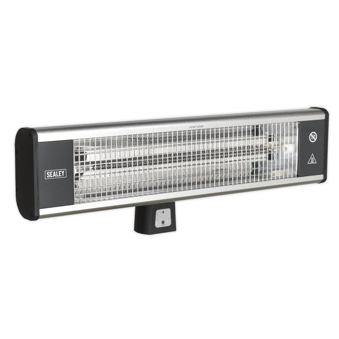 Sealey High Efficiency Carbon Fibre Infrared Wall Heater 1800W/230V IWMH1809R Sealey  - Dynamic Drive