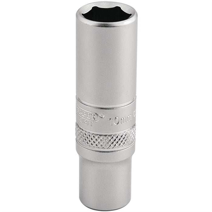 Draper 6 Point Deep Socket, 1/4" Sq. Dr., 10mm 16529 Draper  - Dynamic Drive