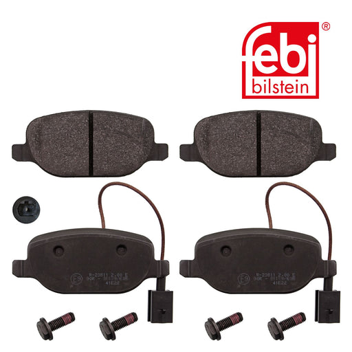 Genuine FEBI Rear Brake Discs & Pads Set Vented for Alfa Romeo 159 Febi Bilstein  - Dynamic Drive