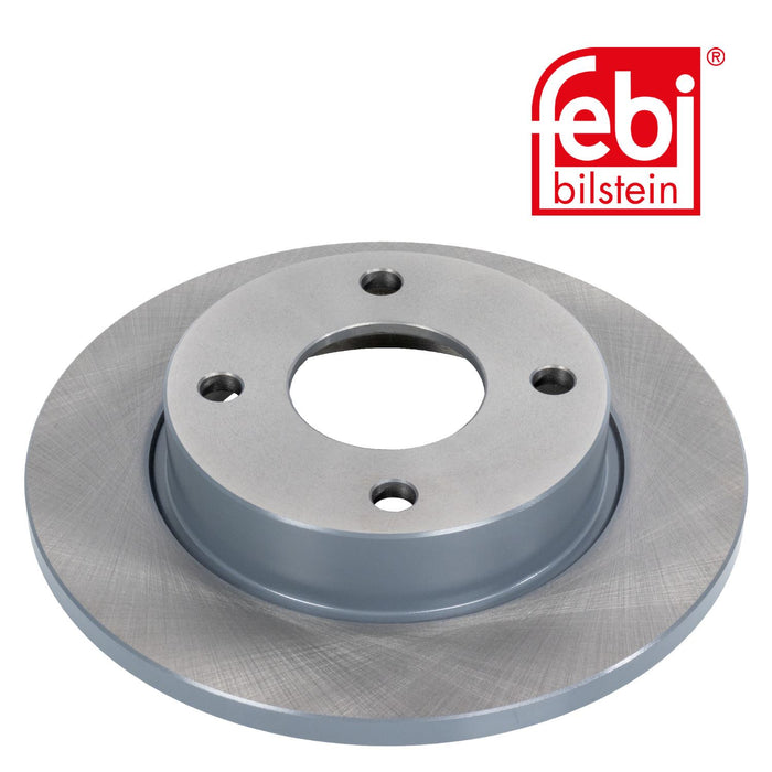 Genuine FEBI Front Brake Discs & Pads Set Solid for Ford Ka