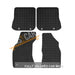 Fully Tailored Black Rubber Car Mats for Audi A4 97 Set of 4 With 8 Clips UKB4C  - Dynamic Drive