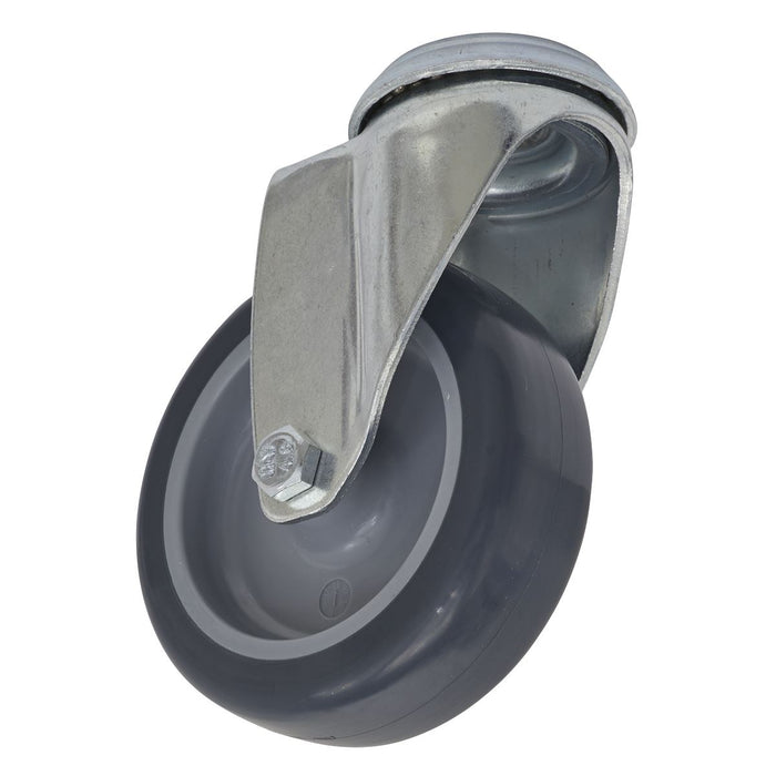 Sealey Castor Wheel Bolt Hole Swivel75mm SCW275SB