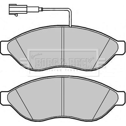 Genuine Borg & Beck Front Brake Pads fits Peugeot Boxer 3033 0911 BBP2393 Borg & Beck  - Dynamic Drive