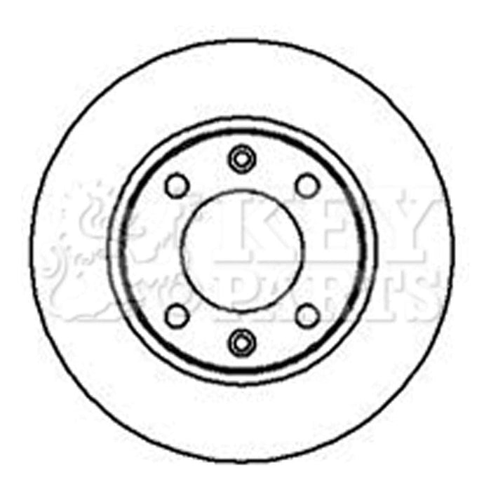 Genuine Key Parts KBD4979 Brake Disc Pair (Rear)