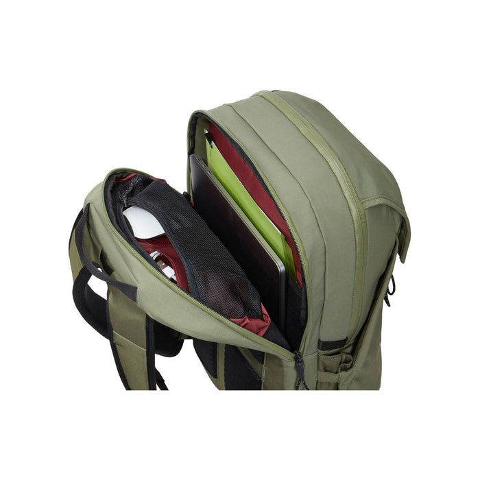 Thule Paramount commuter rucksack 27L olivine green Cycling backpack Thule  - Dynamic Drive