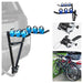 Universal 3 Bike Carrier Rear Towbar Towball Mount Cycle Rack Bicycle Folding UKB4C  - Dynamic Drive