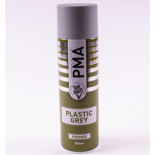 PMA Professional Grey Plastic Primer 500ml Spray High Coverage AT00PPG500 PMA  - Dynamic Drive