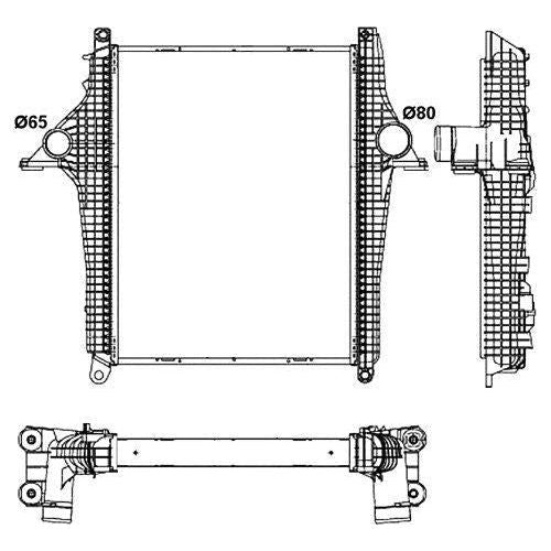 NRF Radiator fits MAN Focl TGL TGM NRF  - Dynamic Drive