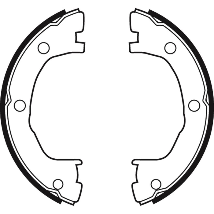 Apec Brake Shoe H/R Fits Iveco Daily Renault Mascott Master