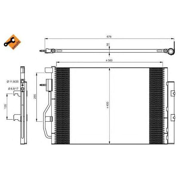 NRF Condenser 350044