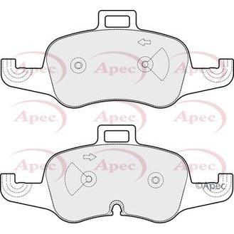 Apec Brake Pads Front Fits Audi