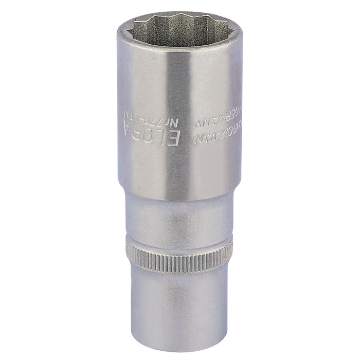 Draper Elora Deep Bi-Hexagon Socket, 1/2" Sq. Dr., 22mm 11936