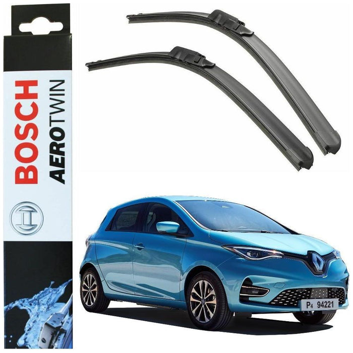 Bosch Aerotwin Front Wiper Blades Set Renault  Zoe 01.13> A300S