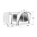 Outwell Newburg 160 Air Drive-Away Campervan Air Awning 175-200cm Outwell  - Dynamic Drive