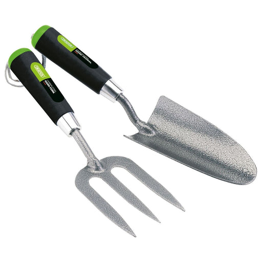 Draper Carbon Steel Heavy Duty Hand Fork and Trowel Set (2 Piece) 65960 Draper  - Dynamic Drive