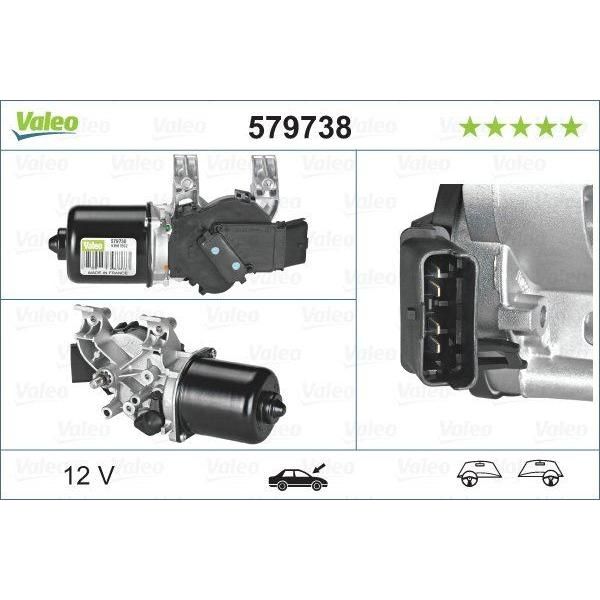 Genuine Valeo fits Wiper Motor Frontont Renault Clio Iii Valeo  - Dynamic Drive