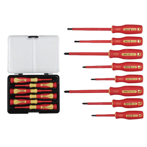 Draper VDE Approved Fully Insulated Screwdriver and Precision Screwdriver Set (1 Draper  - Dynamic Drive