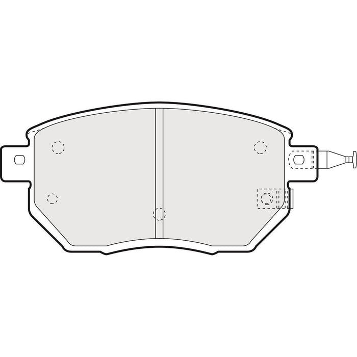 Apec Brake Pads Front Fits Infiniti Fx