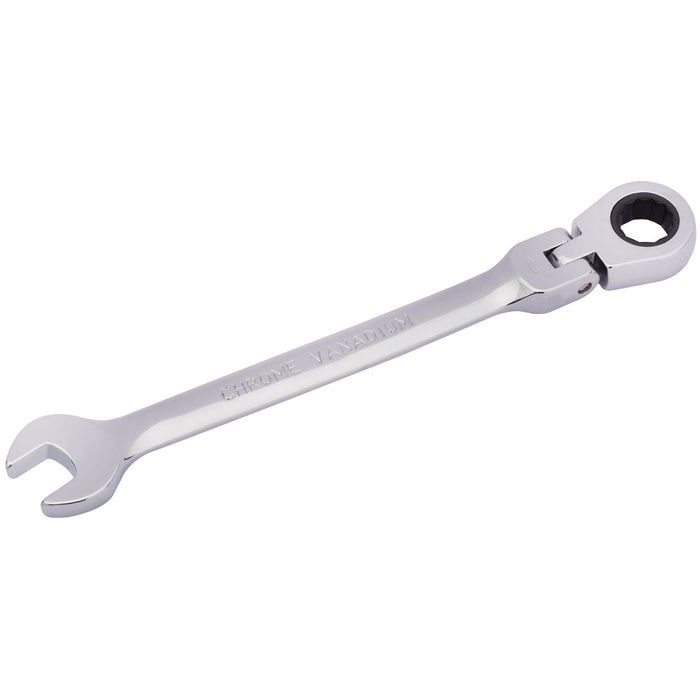 Draper HI-TORQ Metric Flexible Head Ratcheting Combination Spanner, 9mm