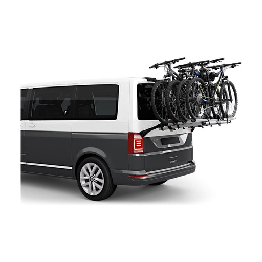 Thule WanderWay two-bike hanging trunk bike rack black Boot bike rack Thule  - Dynamic Drive