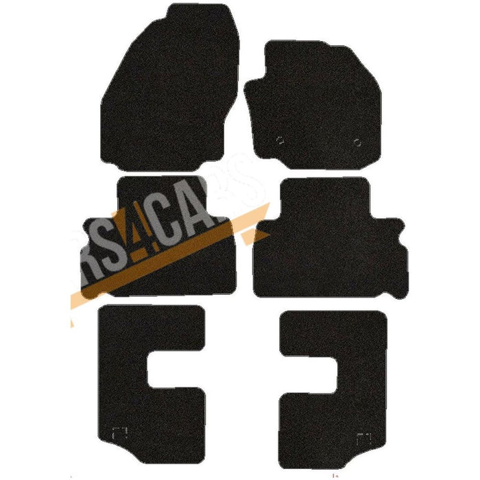 Tailored Car Mats Ford Galaxy Only 18 6 Piece 2 Clips 2014 2015 2016 2017 2018 UKB4C  - Dynamic Drive