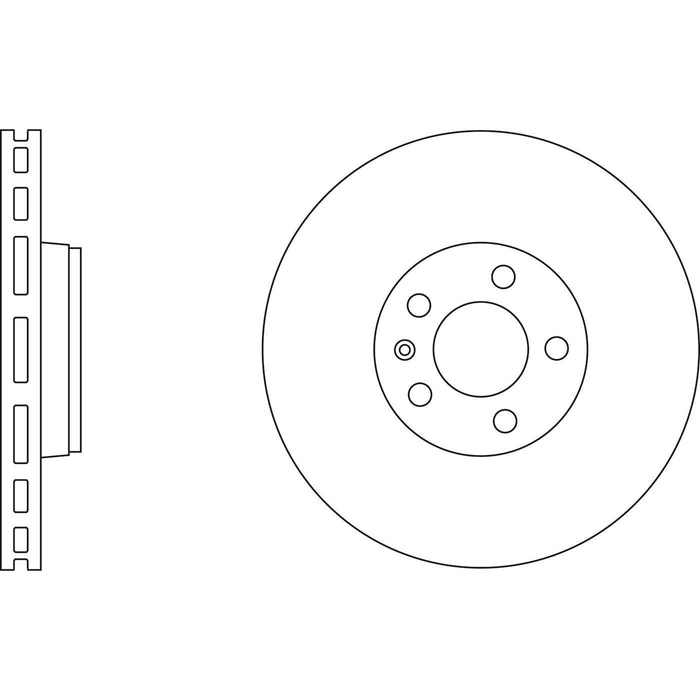 Genuine APEC Front Brake Discs & Pads Set Vented for Audi A8