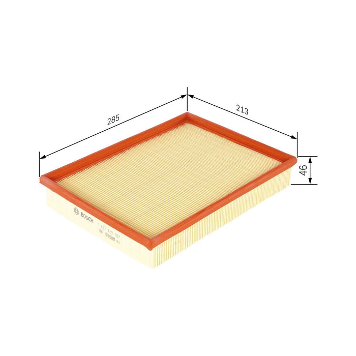 Bosch Car Air Filter S9987 fits Volvo 900 940 Estate/Combi - 2.0 - 90-93 1457429