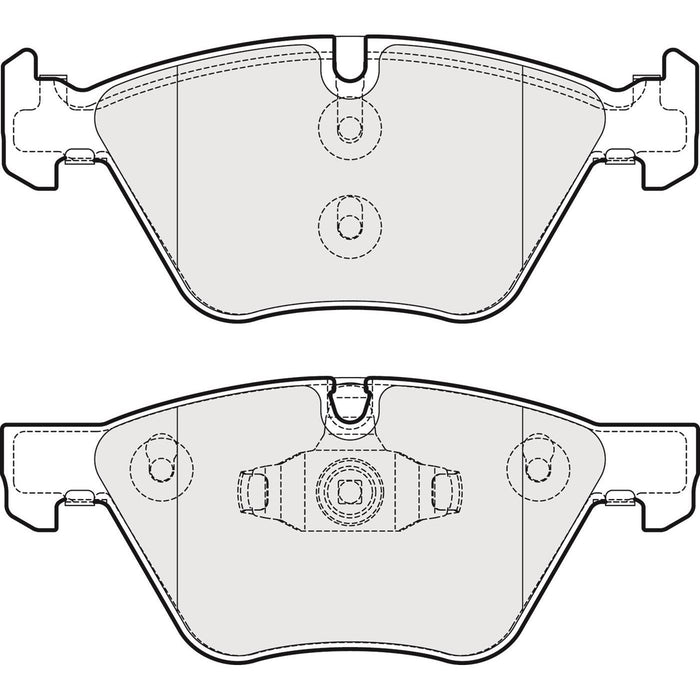 Apec Brake Pads Front Fits BMW 1 Series 3 Apec  - Dynamic Drive