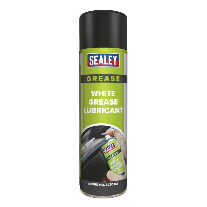 Sealey White Grease Lubricant 500ml Pack of 6 SCS014 Sealey  - Dynamic Drive