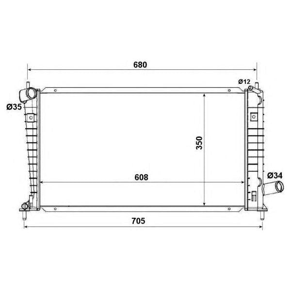 NRF Radiator 53189