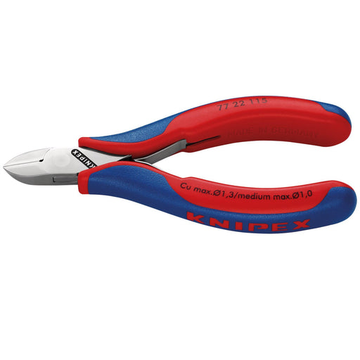 Draper Knipex 77 22 115 Full Flush Electronics Diagonal Cutters, 115mm 27723 Draper  - Dynamic Drive