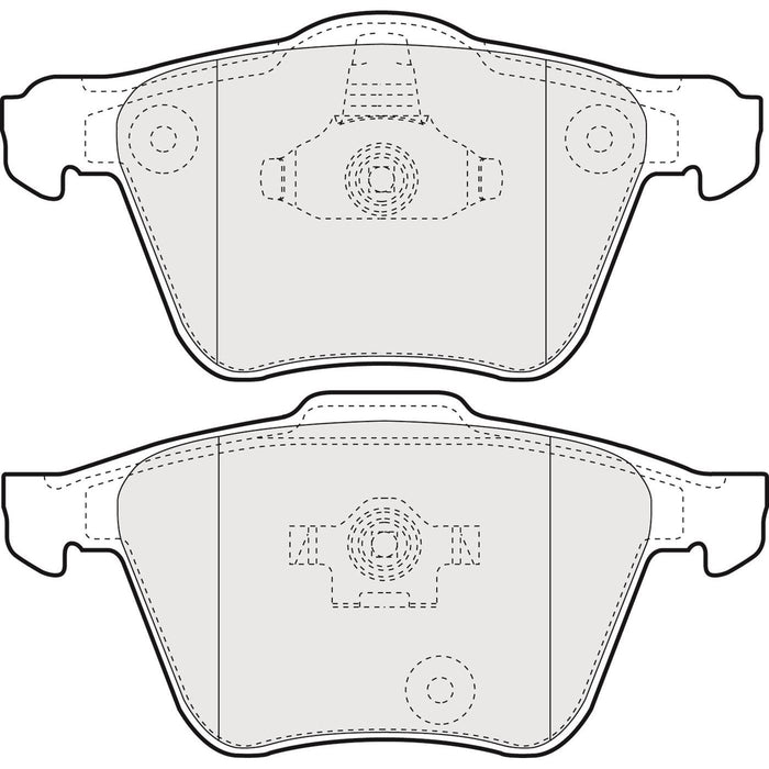 Genuine APEC Front Brake Discs & Pads Set Vented for Volvo XC90