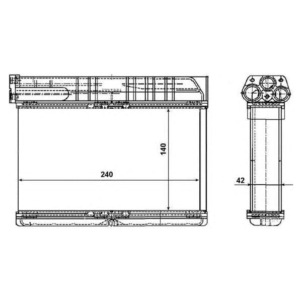 NRF Heater Radiator 54235