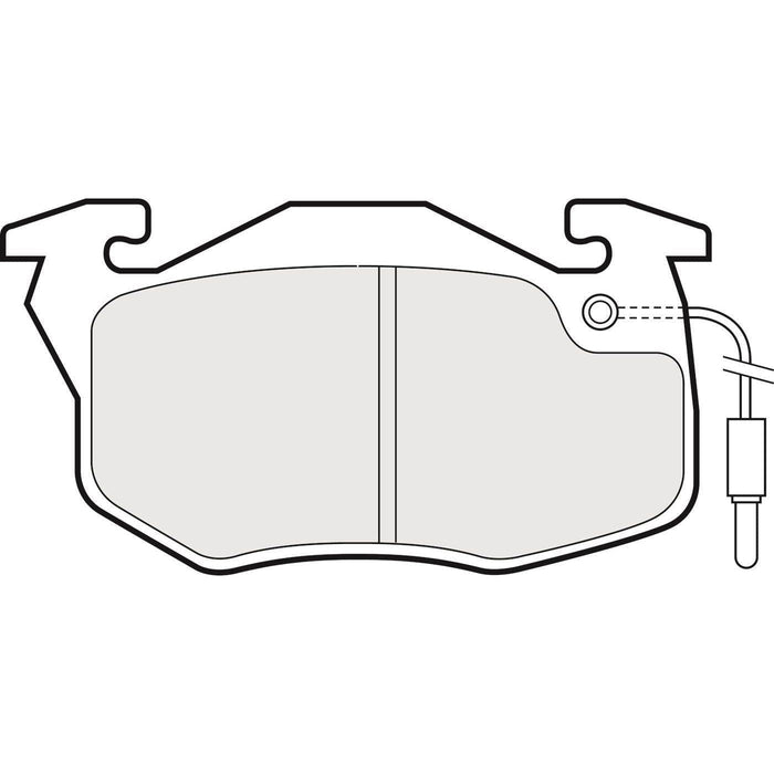 Apec Brake Pads Front Fits Peugeot 205 Renault Clio R19 R9