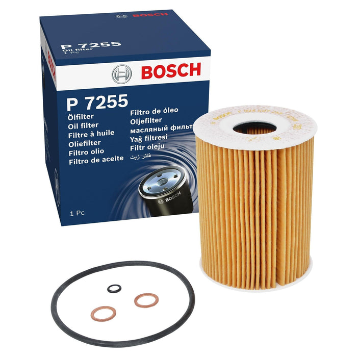 Genuine Bosch Car Oil Filter P7255 fits BMW 3 M3 Cabrio - 4.0 - 08-13 F026407255