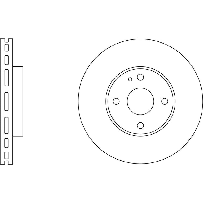 Apec Brake Disc Front Fits Mazda 323 Autozam Eunos Mx3