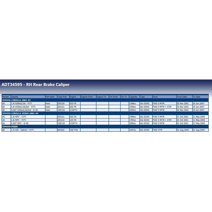 Blue Print ADT34595 Brake Caliper