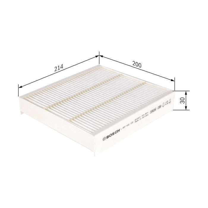 Genuine Bosch Car Cabin Filter M2133 fits Alfa Romeo 159 JTDM - 1.9 - 05-11 1987