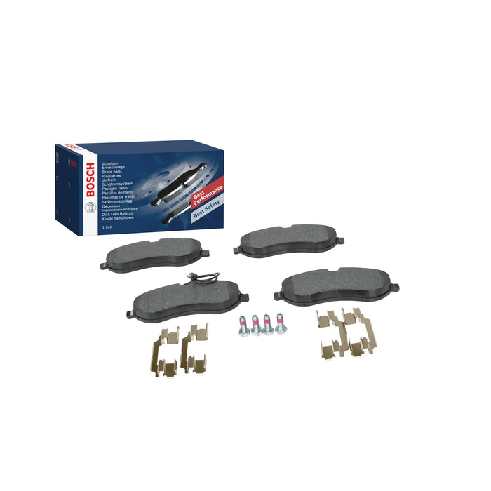 Genuine Bosch Brake Pad Set Bp1074 fits Citroen Dispatch HDi - 1.6 - 07-16 09864